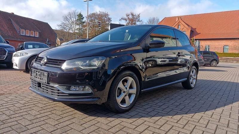 Gebraucht VW Polo LOUNGE 90 PS (66 kW) 2015 Schwarz Kleinwagen