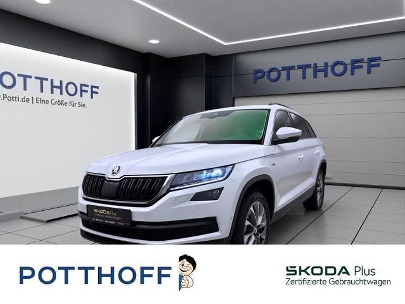 Weiss Gebraucht 2021 Skoda Kodiaq Clever SUV | 29.777 € (Fairer Preis) - Bild 1/4