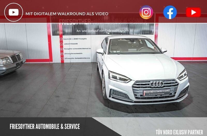Weiß Gebraucht 2019 Audi A5 S-Line Coupé | 25.990 € (Superpreis) - Bild 1/4