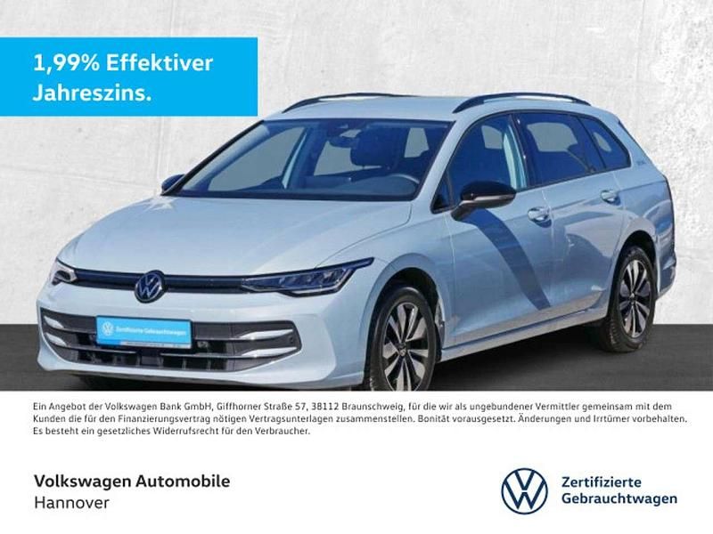 Crystal ice blue metallic Gebraucht 2024 VW Golf VIII Goal Kombi | 25.950 € (Superpreis) - Bild 1/3