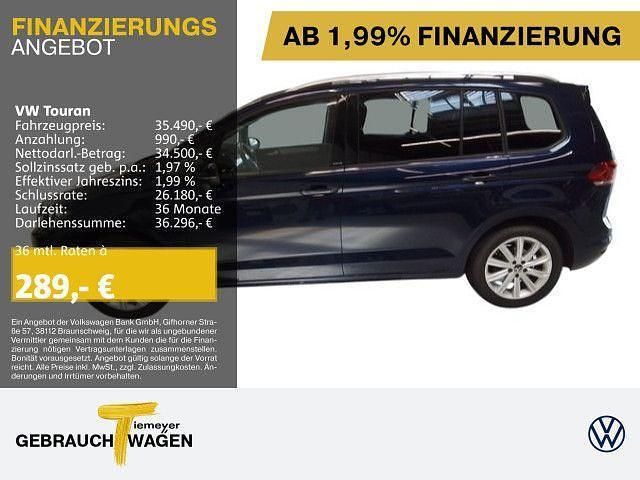 Blau Gebraucht 2024 VW Touran Move Van / Kleinbus | 35.490 € (Guter Preis) - Bild 1/2