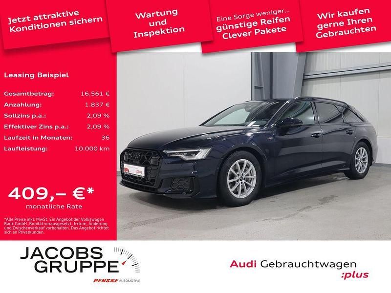 Blau Gebraucht 2025 Audi A6 S-Line Kombi | 53.790 € (Guter Preis) - Bild 1/4