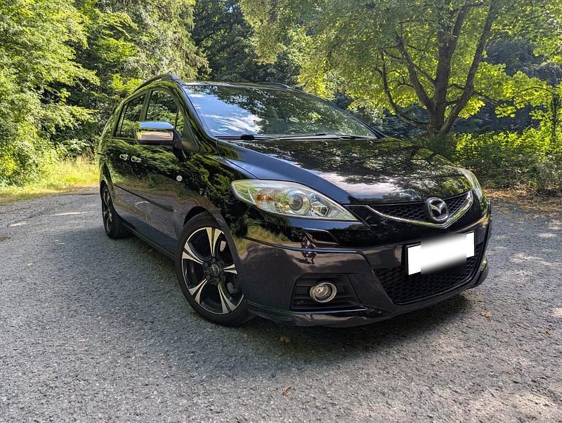 Schwarz Gebraucht 2008 Mazda 5 Inclusive Van / Kleinbus | 5.399 € (Teuer) - Bild 1/4
