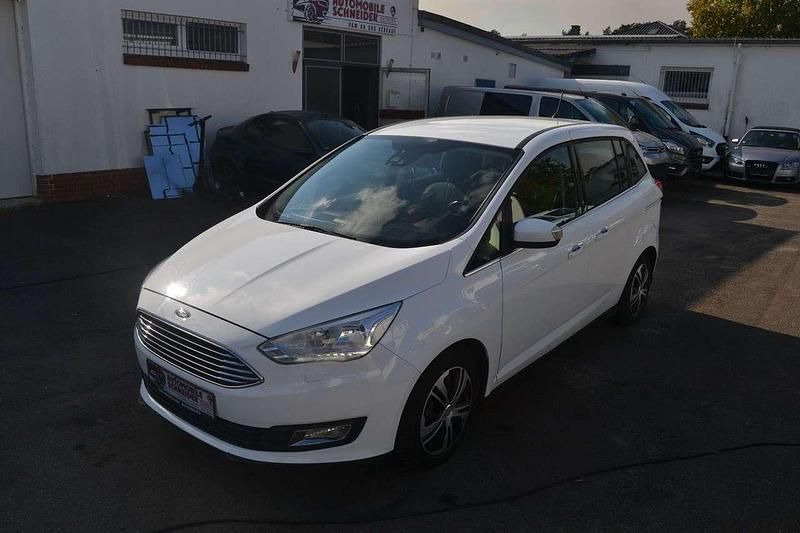 Gebraucht Ford Grand C-Max Titanium 170 PS (125 kW) 2018 Weiß Van / Kleinbus