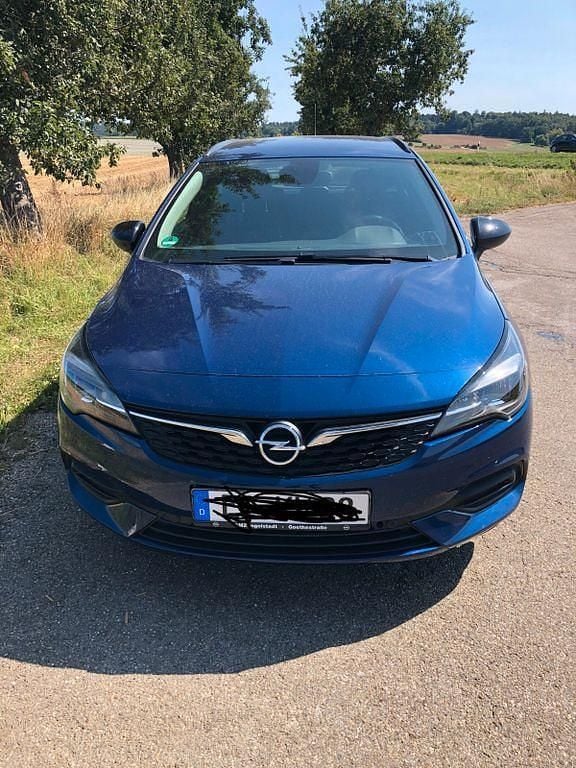 Blau Gebraucht 2022 Opel Astra Edition Kombi | 14.500 € (Superpreis) - Bild 1/4