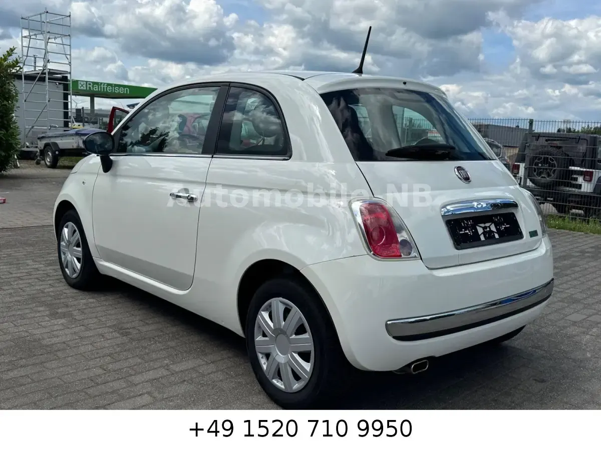 Gebraucht Fiat 500 Pop Star 69 PS (50 kW) 2013 Weiß Kleinwagen