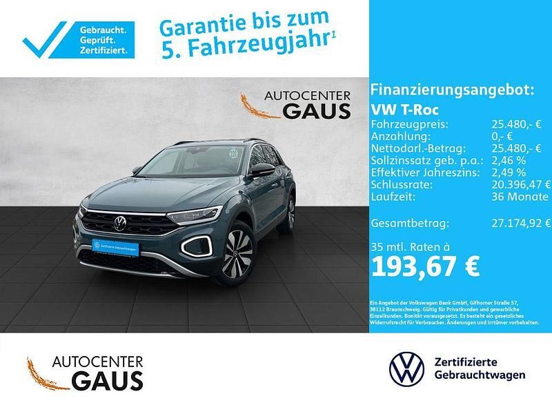 Gebraucht VW T-Roc Goal 116 PS (85 kW) 2025 Blau SUV