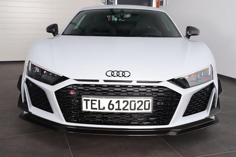 Matteffektlackierung weiss Gebraucht 2023 Audi R8 Coupé Performance Coupé | 215.889 € - Bild 1/4
