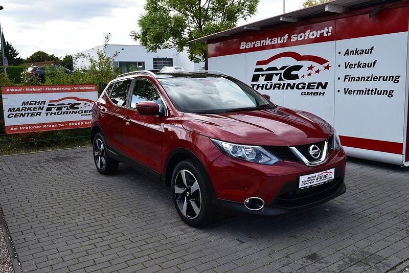 Rot Gebraucht 2016 Nissan Qashqai N-Connecta SUV | 9.990 € (Superpreis) - Bild 1/4