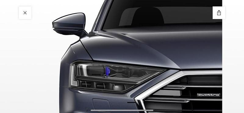 Blau Gebraucht 2020 Audi A8L Ambiente Limousine | 69.789 € - Bild 1/4