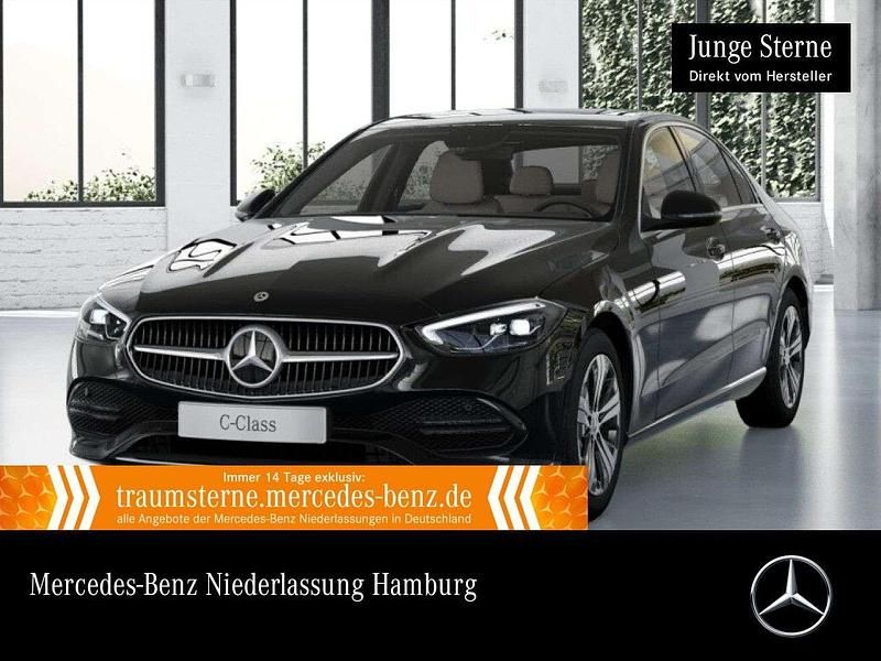 Schwarz Gebraucht 2022 Mercedes C200 Avantgarde Limousine | 37.490 € (Etwas zu teuer) - Bild 1/3