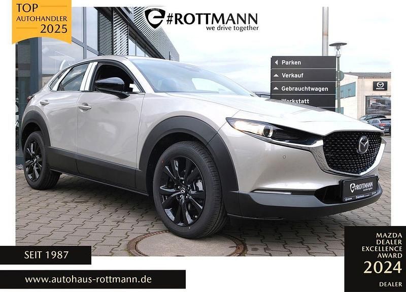 Weiß Neu 2025 Mazda CX-30 Homura-Line SUV | 29.470 € - Bild 1/4