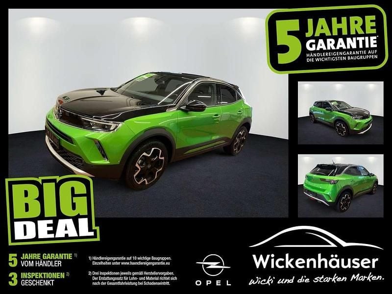 Matcha green/ikone gruen (metallic) Gebraucht 2022 Opel Mokka Ultimate SUV | 19.290 € (Fairer Preis) - Bild 1/4