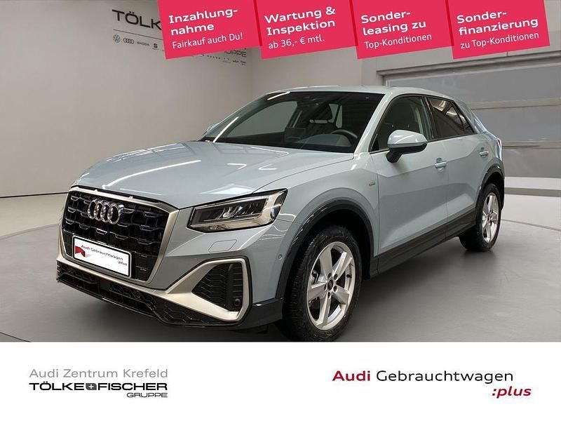 Grau Gebraucht 2024 Audi Q2 S-Line SUV | 32.879 € (Etwas zu teuer) - Bild 1/4