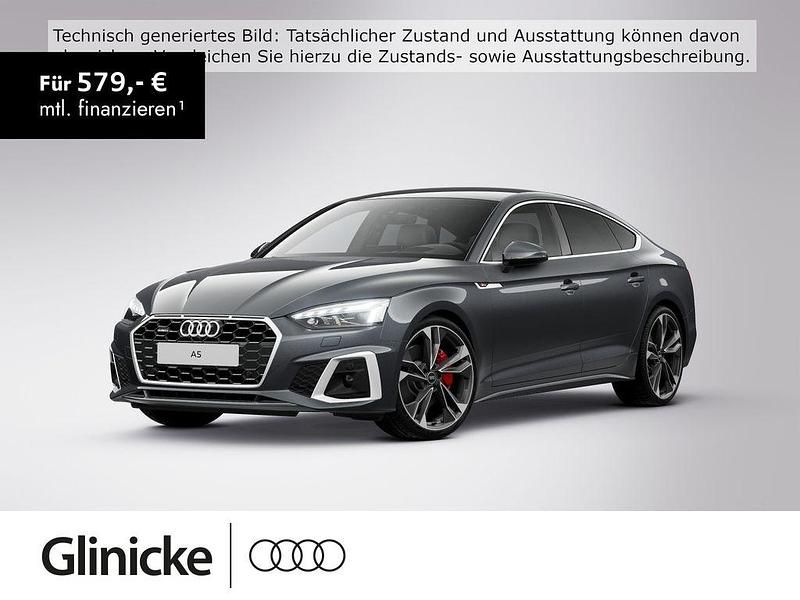 Grau Gebraucht 2023 Audi A5 Sportback S-Line Kleinwagen | 43.880 € (Teuer) - Bild 1/3