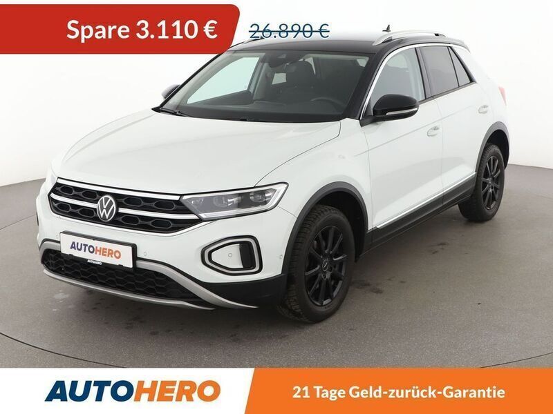 Weiß Gebraucht 2022 VW T-Roc Style SUV | 23.780 € (Guter Preis) - Bild 1/3