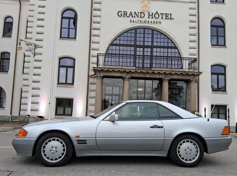 Silber Gebraucht 1992 Mercedes SL500 Cabrio | 35.000 € - Bild 1/4