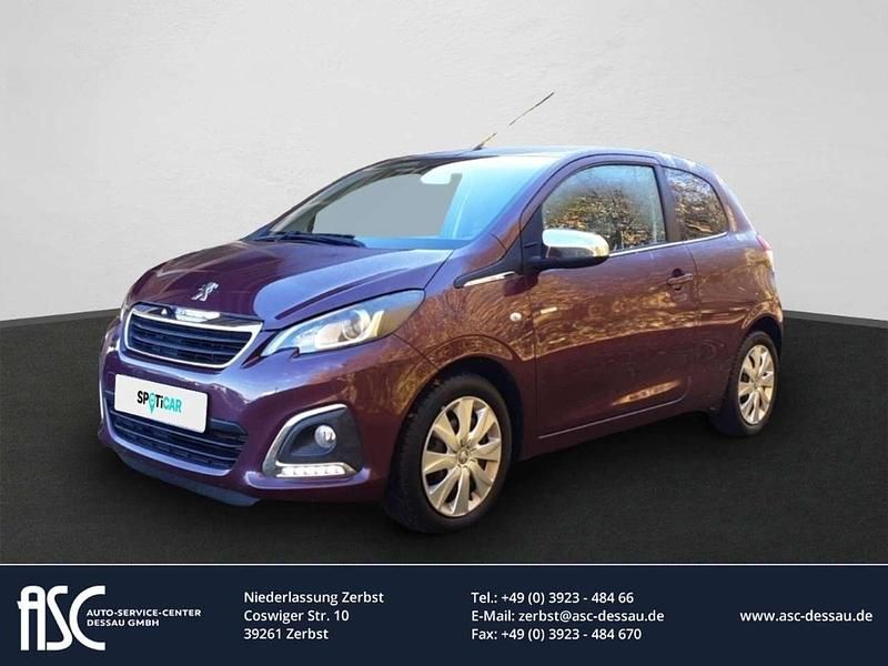 Metfa red purple Gebraucht 2018 Peugeot 108 Style Kleinwagen | 7.844 € (Etwas zu teuer) - Bild 1/4
