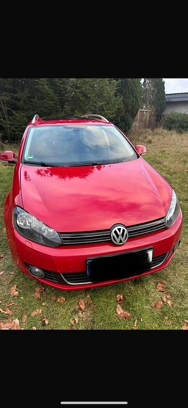 Rot Gebraucht 2010 VW Golf VI Kombi | 3.499 € (Superpreis) - Bild 1/4