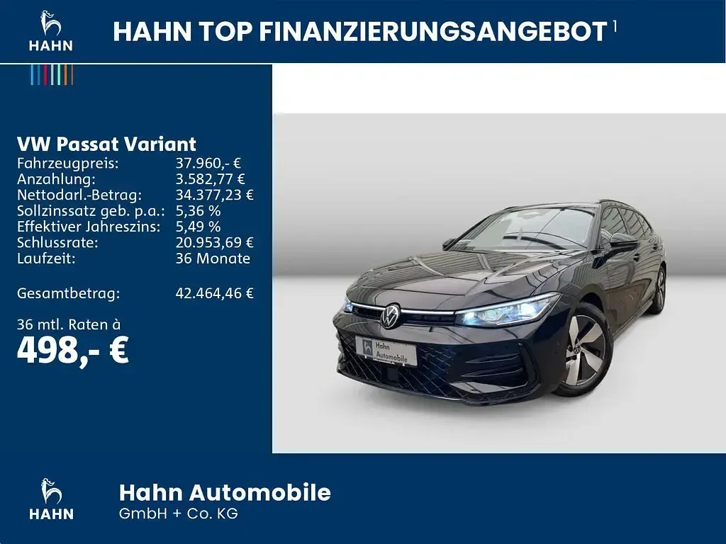 Gebraucht VW Passat R-line 150 PS (110 kW) 2025 Grenadillschwarz metallic Kombi