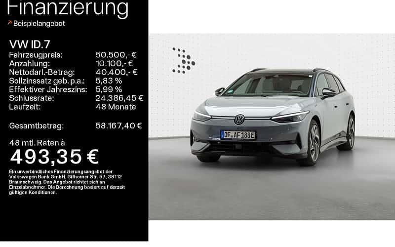 Grau Gebraucht 2024 VW ID.7 Pro Limousine | 50.500 € - Bild 1/4
