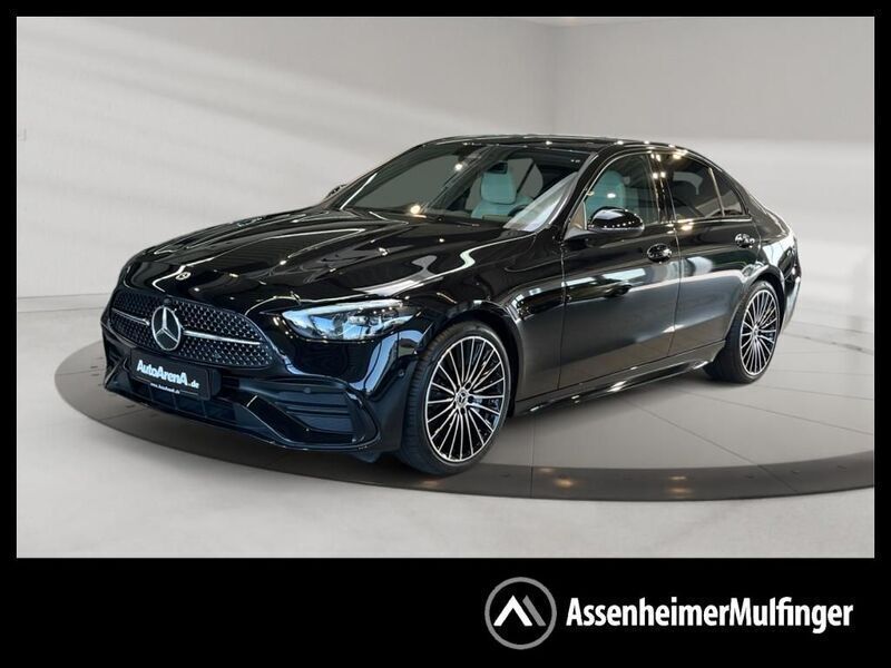 Schwarz Gebraucht 2024 Mercedes C300 AMG Limousine | 49.959 € (Fairer Preis) - Bild 1/2