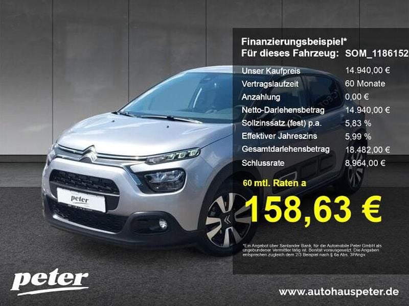 Grau Gebraucht 2024 Citroën C3 Kleinwagen | 14.940 € (Fairer Preis) - Bild 1/4