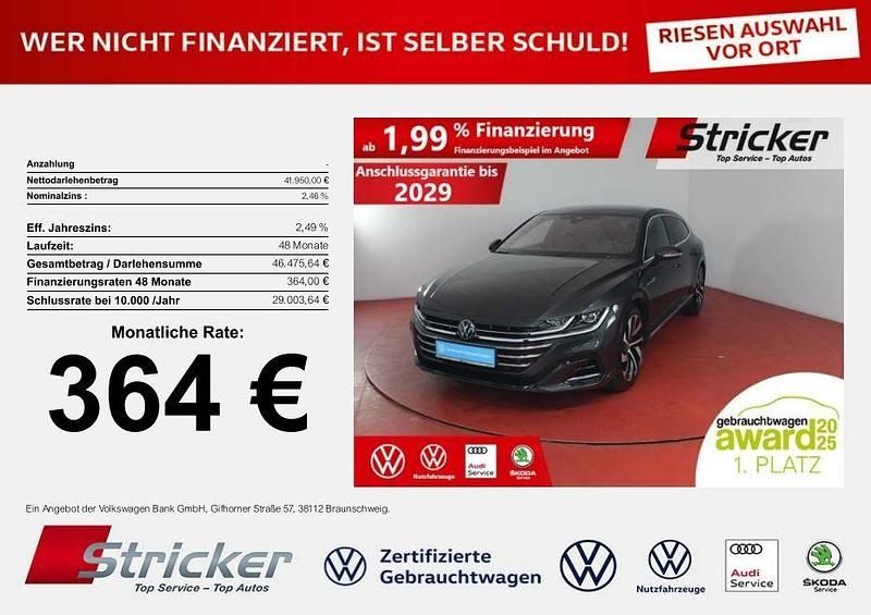 Mangangrau metallic Gebraucht 2024 VW Arteon R-line Kombi | 41.949 € (Fairer Preis) - Bild 1/4