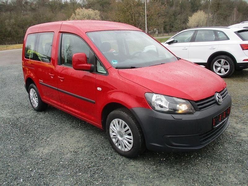 Usata VW Caddy 105 CV (77 kW) 2014 Rosso Monovolume