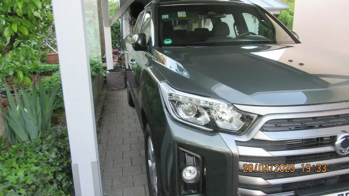 Usata SsangYong Musso 203 CV (149 kW) 2022 Verde Pick-up
