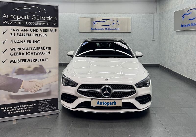 Weiß Gebraucht 2020 Mercedes CLA200 Shooting Brake AMG Kombi | 28.999 € (Fairer Preis) - Bild 1/4