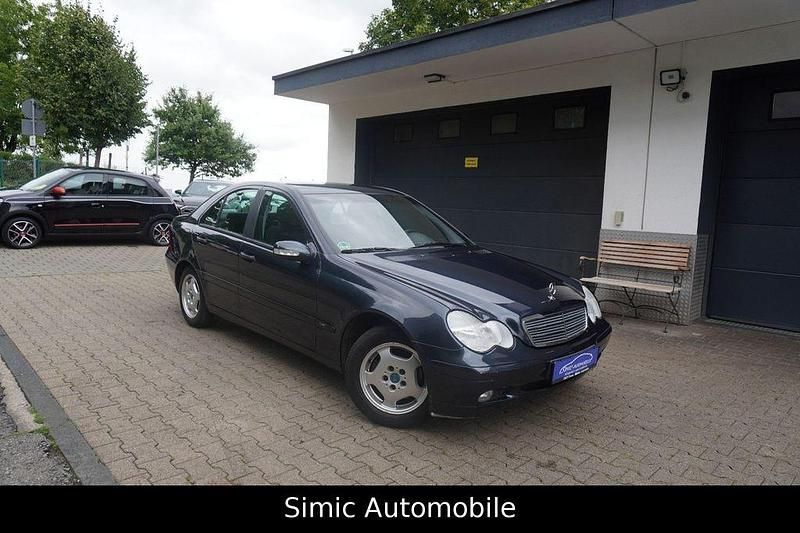 Schwarz Gebraucht 2003 Mercedes C180 Limousine | 1.999 € (Superpreis) - Bild 1/4