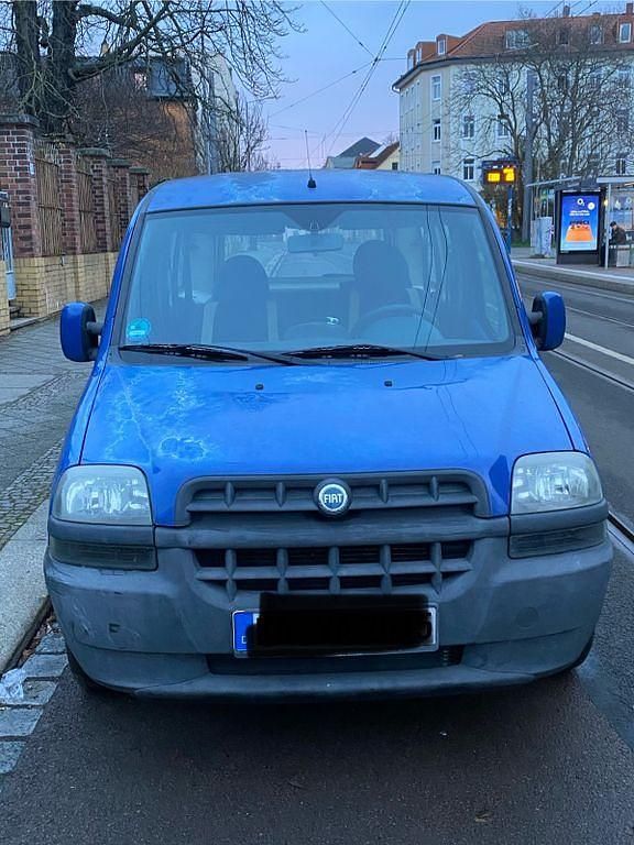 Gebraucht Fiat Doblò 65 PS (47 kW) 2001 Blau Van / Kleinbus