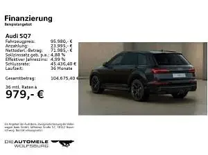 Gebraucht Audi SQ7 507 PS (372 kW) 2025 Schwarz (mythosschwarz metallic) SUV