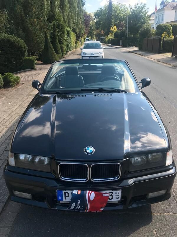 Schwarz Gebraucht 1996 BMW 328 Cabriolet Cabrio | 8.500 € (Guter Preis) - Bild 1/4