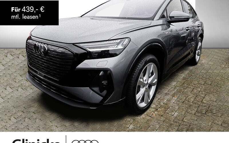 Grau Gebraucht 2024 Audi Q4 Sportback e-tron Ambiente SUV | 50.990 € (Superpreis) - Bild 1/4