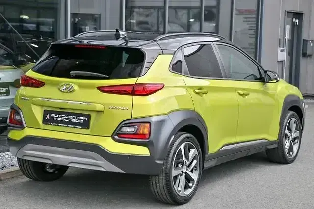 Gebraucht Hyundai Kona Premium 120 PS (88 kW) 2018 Gelb SUV