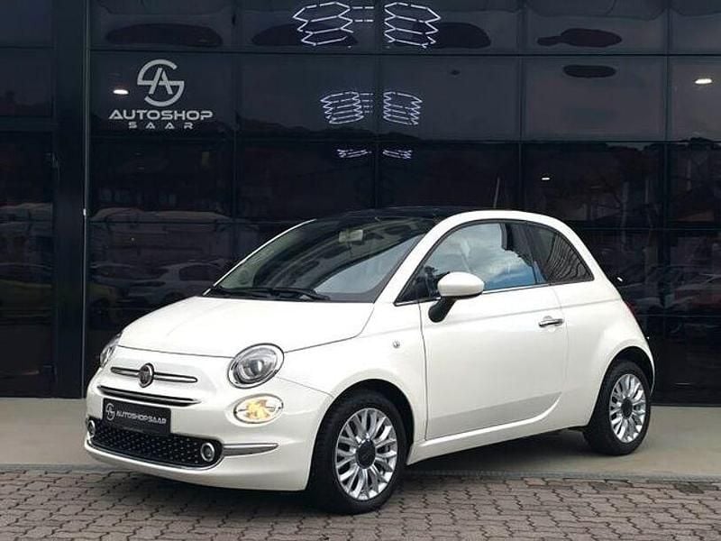Weiß Gebraucht 2019 Fiat 500 Lounge Kleinwagen | 9.900 € (Guter Preis) - Bild 1/4