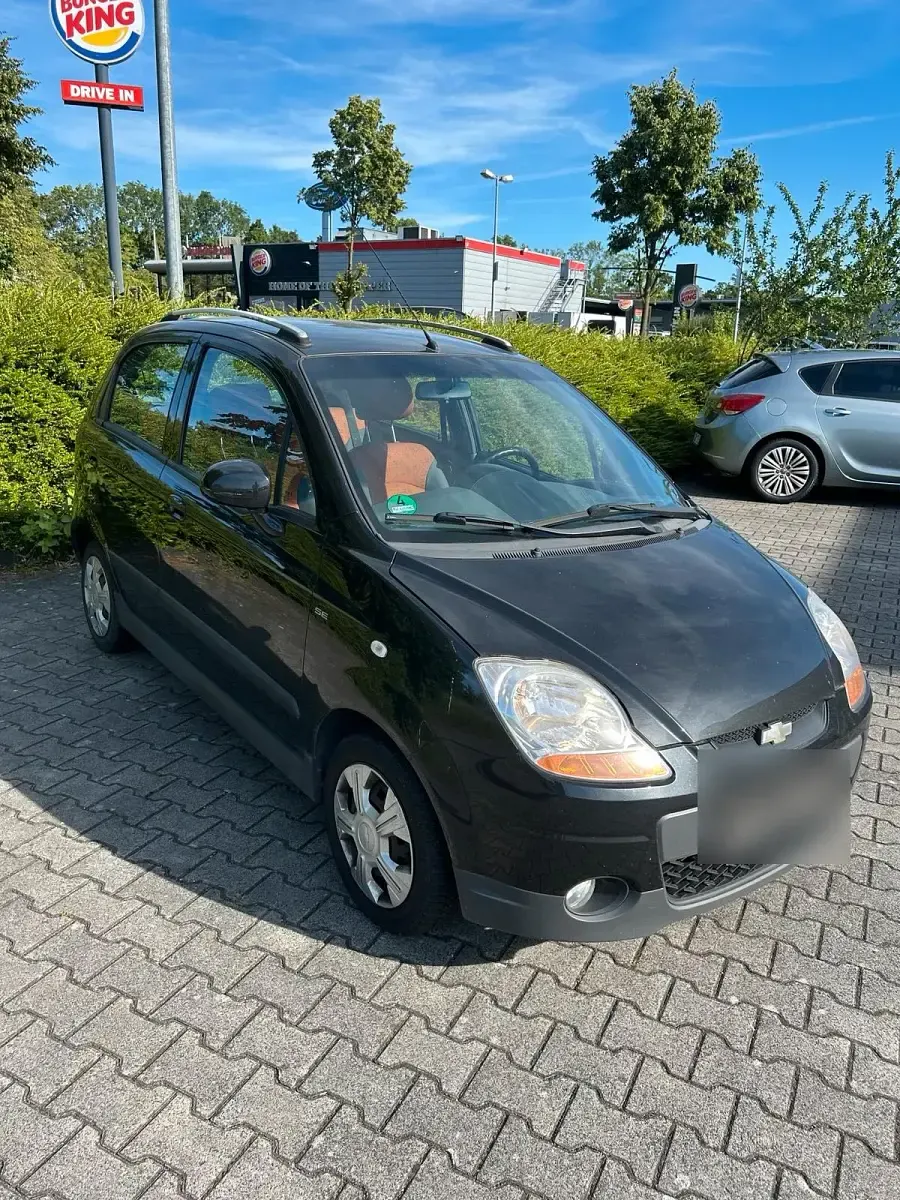 Gebraucht Chevrolet Matiz 66 PS (48 kW) 2008 Schwarz Kleinwagen