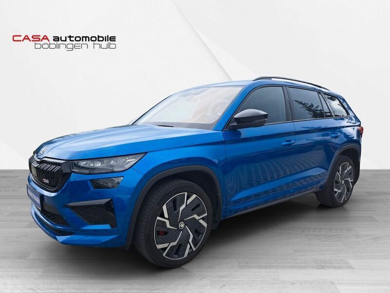 Blau Gebraucht 2022 Skoda Kodiaq RS SUV | 44.790 € (Fairer Preis) - Bild 1/4