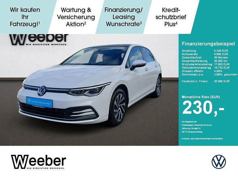 Weiß Gebraucht 2021 VW Golf VIII Style Limousine | 20.990 € (Guter Preis) - Bild 1/4
