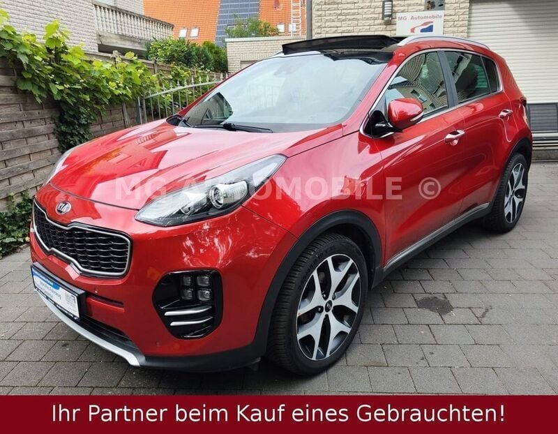 Rot Gebraucht 2018 Kia Sportage GT-Line SUV | 16.550 € (Fairer Preis) - Bild 1/4