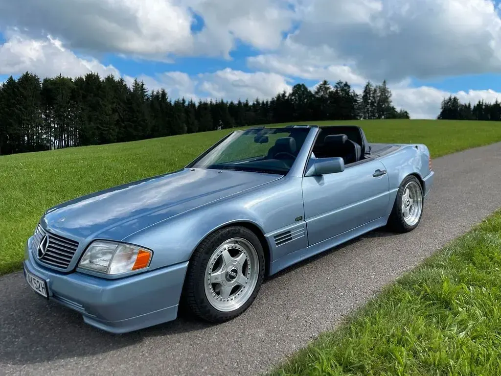 Gebraucht Mercedes SL300 231 PS (169 kW) 1992 Blau Cabrio