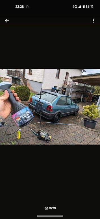 Gebraucht VW Polo 129 PS (94 kW) 1991 Blau Kleinwagen