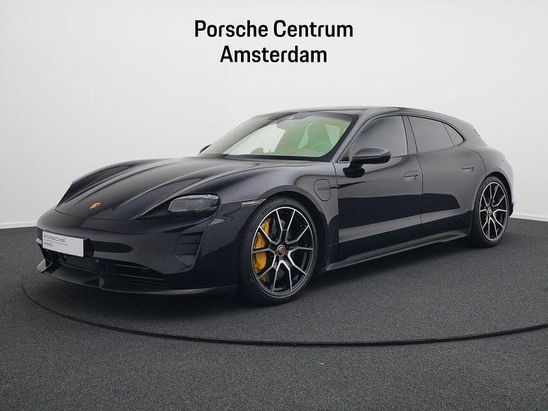 Schwarz Gebraucht 2024 Porsche Taycan Turbo S Sport Turismo Limousine | 157.240 € - Bild 1/4