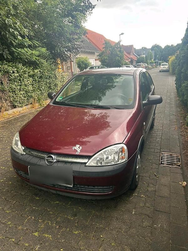 Rot Gebraucht 2002 Opel Corsa Kleinwagen | 799 € (Guter Preis) - Bild 1/4