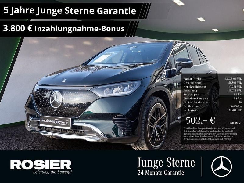 Grün / smaragdgrün Gebraucht 2025 Mercedes EQE300 Advanced Plus SUV | 63.395 € (Fairer Preis) - Bild 1/3
