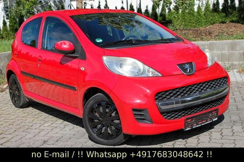 Rot Gebraucht 2009 Peugeot 107 Filou Kleinwagen | 2.450 € (Fairer Preis) - Bild 1/4