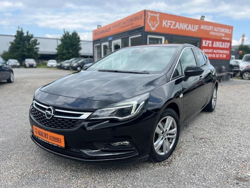 Schwarz Gebraucht 2018 Opel Astra Kleinwagen | 11.790 € (Fairer Preis) - Bild 1/4