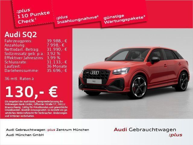 Progressivrot metallic Gebraucht 2024 Audi SQ2 Ambiente SUV | 42.535 € (Etwas zu teuer) - Bild 1/2
